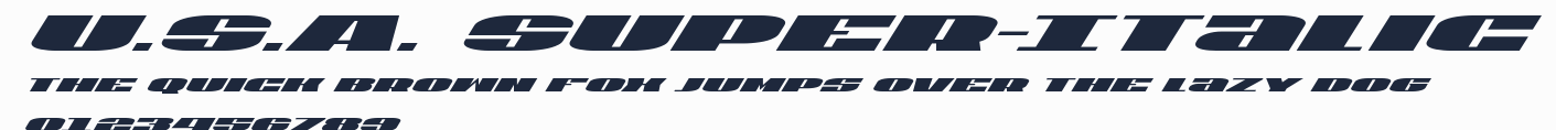 U.S.A. Super-Italic預覽圖