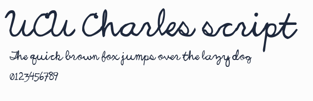 UCU Charles script預覽圖