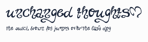 unchanged thoughts$預覽圖