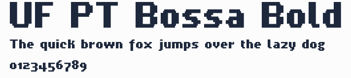 UF PT Bossa Bold預覽圖