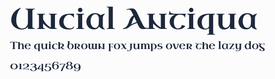 Uncial Antiqua預覽圖