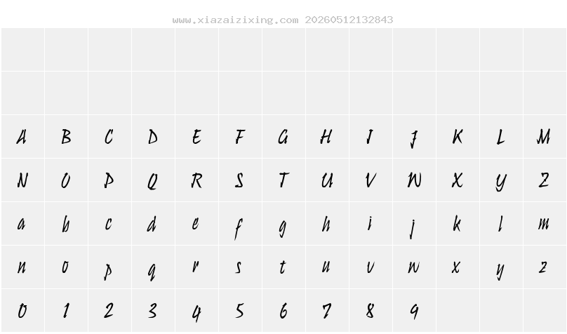 字符映射圖