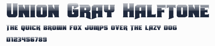 Union Gray Halftone預覽圖