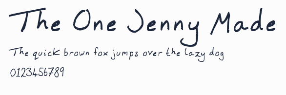 The One Jenny Made