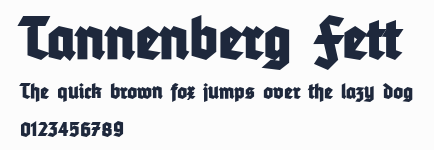 Tannenberg Fett