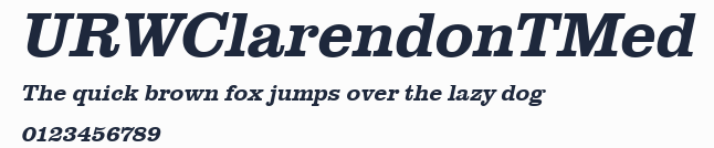 URWClarendonTMed