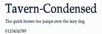 Tavern-Condensed