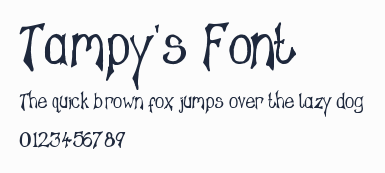 Tampy's Font
