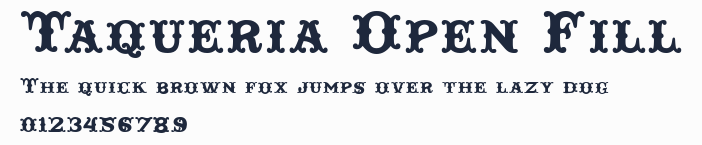 Taqueria Open Fill