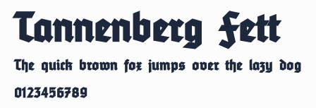 Tannenberg Fett