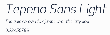 Tepeno Sans Light