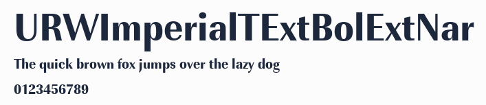 URWImperialTExtBolExtNar