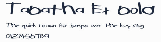 Tabatha Ex bold