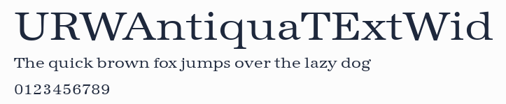 URWAntiquaTExtWid