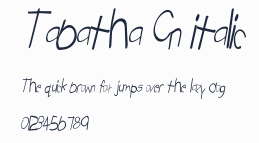 Tabatha Cn italic
