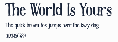 The World Is Yours
