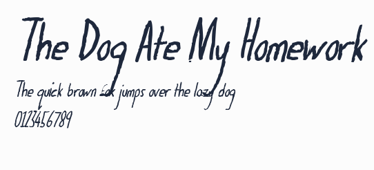 The Dog Ate My Homework