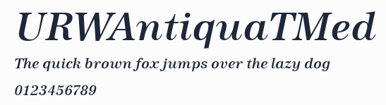 URWAntiquaTMed
