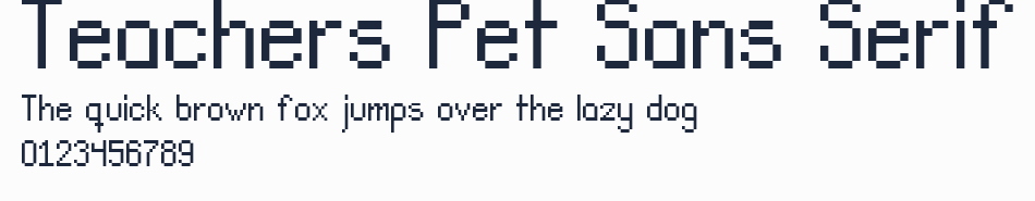Teachers Pet Sans Serif