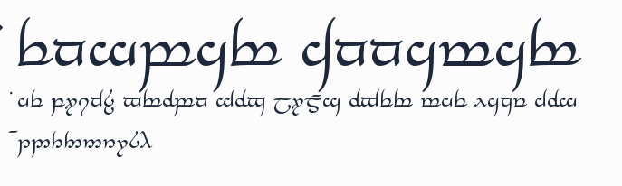 Tengwar Annatar