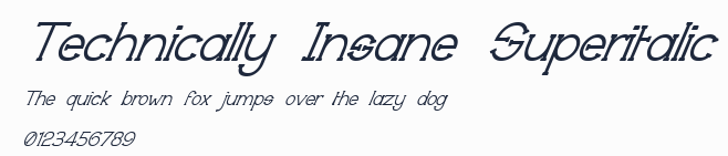 Technically Insane Superitalic