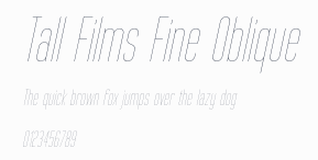 Tall Films Fine Oblique