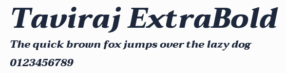 Taviraj ExtraBold