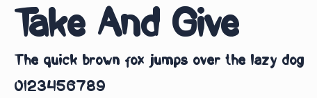Take And Give