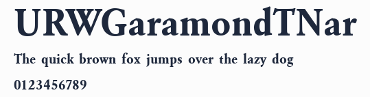 URWGaramondTNar