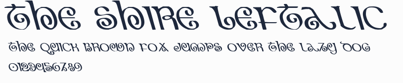The Shire Leftalic