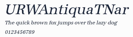 URWAntiquaTNar