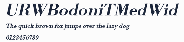 URWBodoniTMedWid