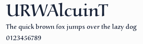 URWAlcuinT