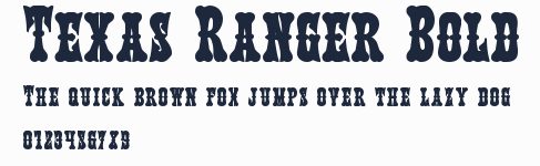 Texas Ranger Bold