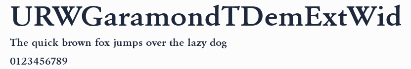 URWGaramondTDemExtWid