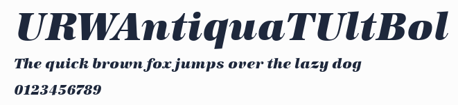 URWAntiquaTUltBol