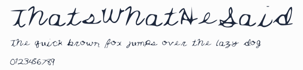 ThatsWhatHeSaid
