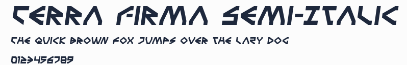 Terra Firma Semi-Italic預覽圖