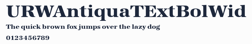 URWAntiquaTExtBolWid