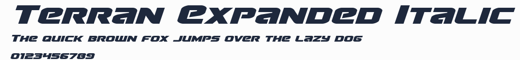 Terran Expanded Italic