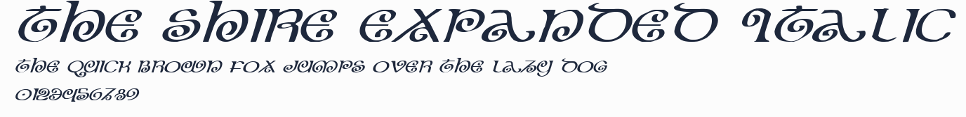 The Shire Expanded Italic