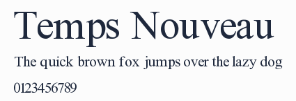 Temps Nouveau