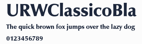 URWClassicoBla