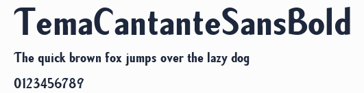 TemaCantanteSansBold