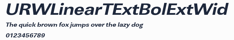 URWLinearTExtBolExtWid