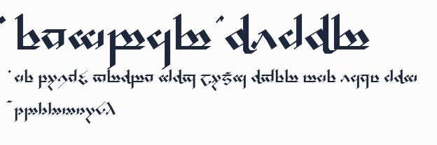 Tengwar Noldor