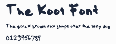 The Kool Font