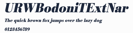 URWBodoniTExtNar