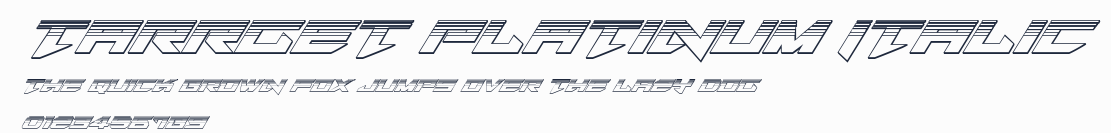 Tarrget Platinum Italic
