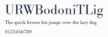 URWBodoniTLig